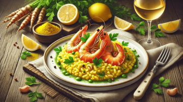 Shrimps Risotto
